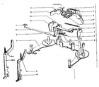 Sears 60358410 ribbon feed and ribbon lift mechanism diagram