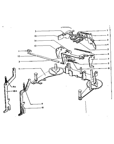 Ribbon feed and ribbon lift mechanism