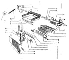 Sears 60358410 universal bar calculation racks and transfer levers diagram