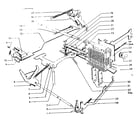 Sears 60358410 stop section and stop section restoring mechanism diagram