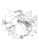 Stop section and stop section restoring mechanism