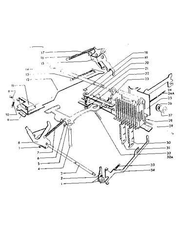 Stop section and stop section restoring mechanism