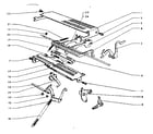 Sears 60358410 print selector mechanism diagram