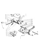 Platen feed and tally roll arms