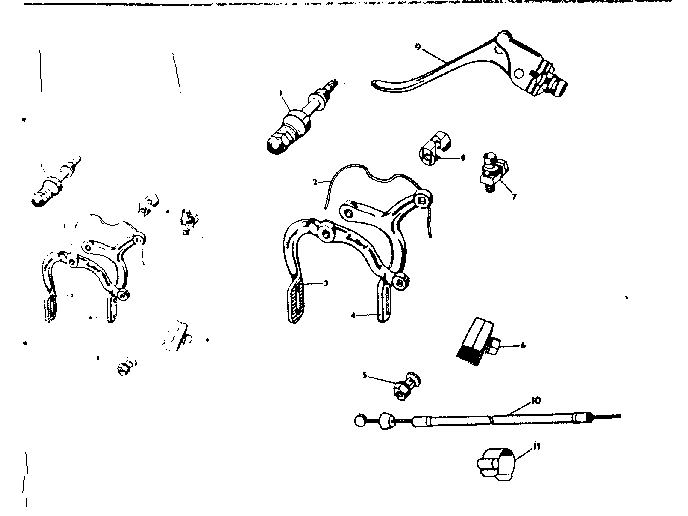 Arai rear caliper brake