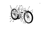 Sears 505477171 frame assembly diagram