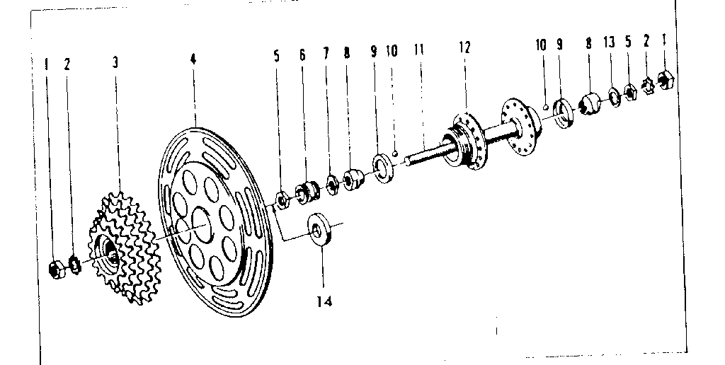 Rear hub