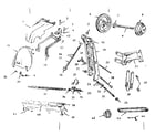 Craftsman 10127440 countershaft, bed and lead screw parts diagram