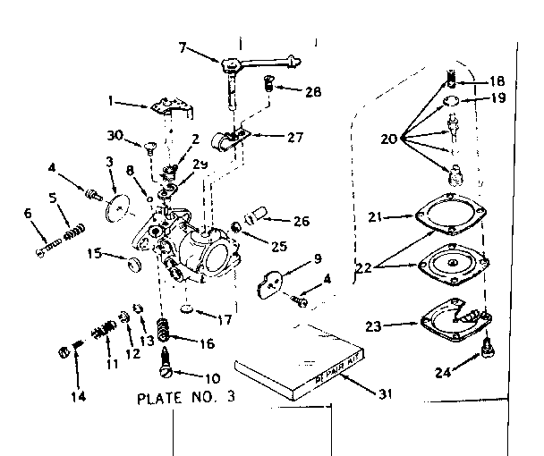 CARBURETOR NO. 631384