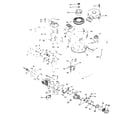 Tecumseh TYPE 670-08 basic engine diagram