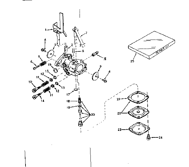 Carburetor no. 631539