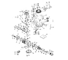 Tecumseh TYPE 670-80 basic engine diagram