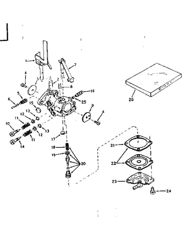 Carburetor no. 631759
