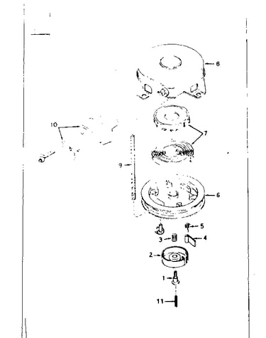 Rewind starter no. 590420