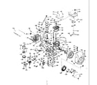 Tecumseh H35-45196G basic engine diagram