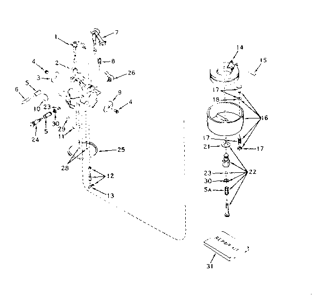 Carburetor no. 631070a