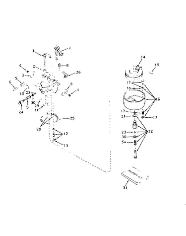 Carburetor no. 631070a