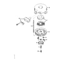 Tecumseh H35-45196G rewind starter no. 590420 diagram