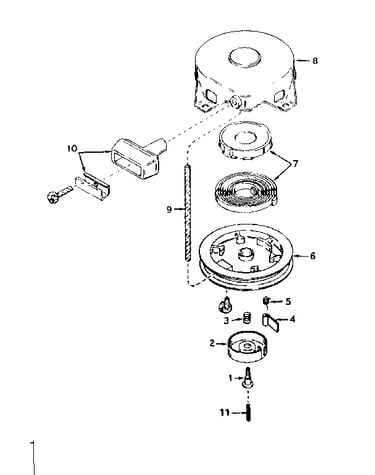 Rewind starter no. 590420