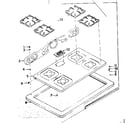 Kenmore 1437007000 cook top assembly diagram