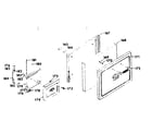 Kenmore 1437007000 compartment-oven door assembly diagram