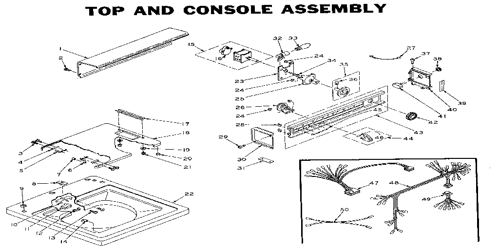 CONTROL PANEL AND TOP