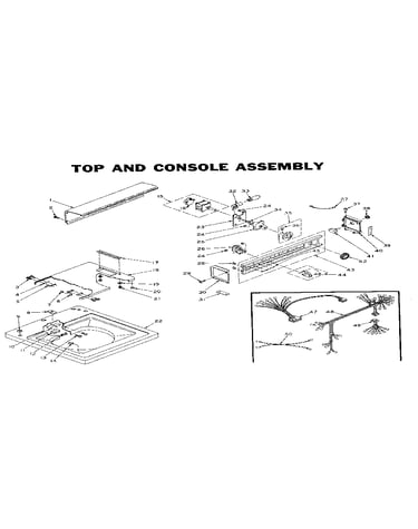 Control panel and top