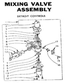 Mixing valve assem.