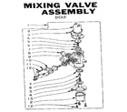 Kenmore 1106004761 mixing valve asem. diagram