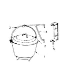 Boston bean pot with crane hook--no. 42-84025