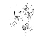 Kenmore 8676272 h-q blower assembly diagram