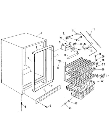 Freezer cabinet