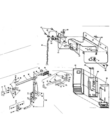 Rail-chassis assembly model no. 139.656260