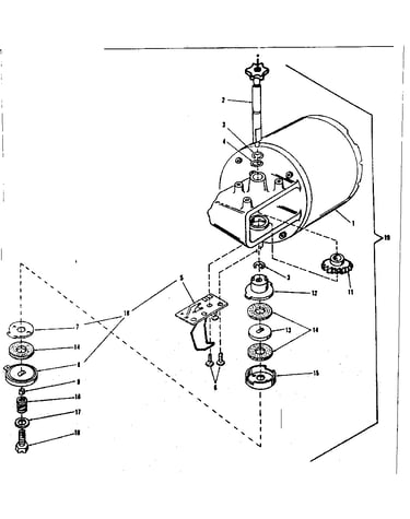 Motor drive assembly-model no. 139.656260
