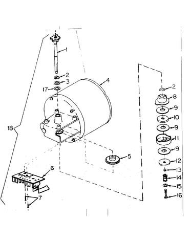 Motor drive assembly-model no. 139.656261