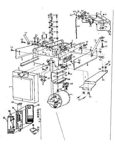 Chassis assembly-model no. 139.656271