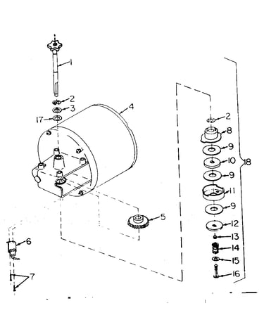 Motor drive assembly-model no. 139.656271