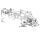 Craftsman 13967100 chassis assembly-model no. 139.67100 diagram