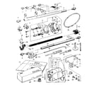 Kenmore 14811040 attachment /shuttle and motor parts diagram