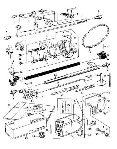 Attachment /shuttle and motor parts