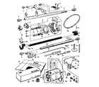Kenmore 14811050 attachment / shuttle and motor parts diagram