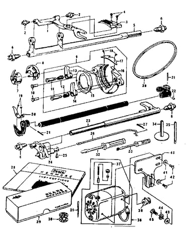 Attachment / shuttle and motor parts