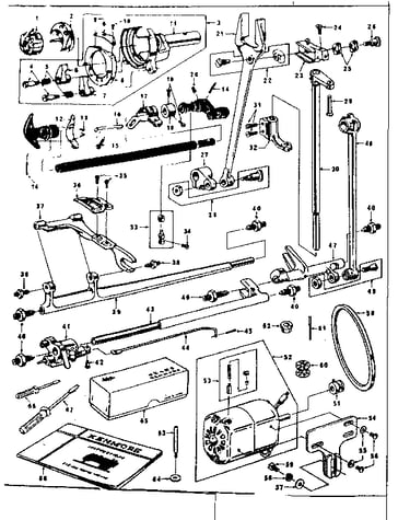 Attachment/ shuttle and motor parts