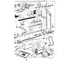 Kenmore 14812011 attachment / shuttle and motor parts diagram