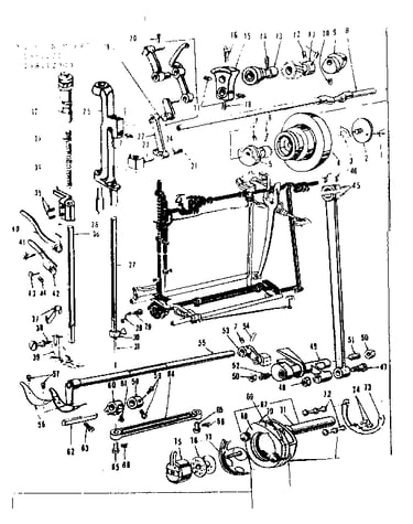 Presser bar and shuttle assembly