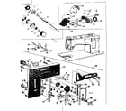 Kenmore 158320 bobbin winder and tension control diagram