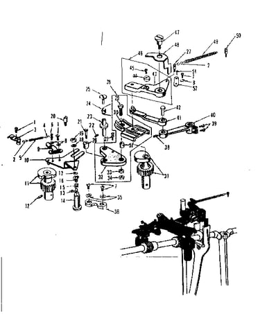 Zigzag guide assembly