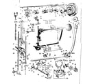 Kenmore 158343 presser bar and shuttle assembly diagram