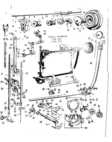 Presser bar and shuttle assembly