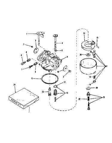 Carburetor no. 29993 (lmg-154)